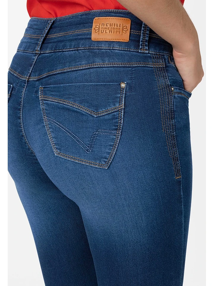 Jeans "Enya" - Slim fit - in Dunkelblau TIMEZONE Jeans "Enya" - Slim Fit - In Dunkelblau -Modebekleidungs Geschäft timezone jeans enya slim fit in dunkelblau 2