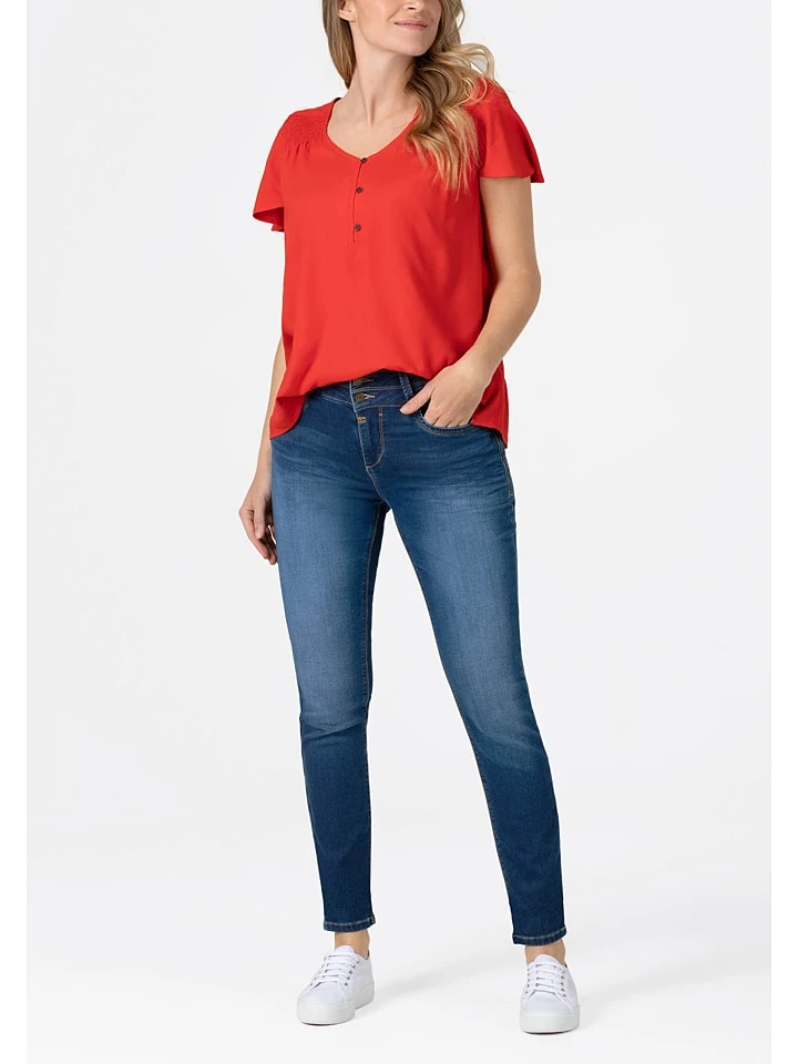 Jeans "Enya" - Slim fit - in Dunkelblau TIMEZONE Jeans "Enya" - Slim Fit - In Dunkelblau -Modebekleidungs Geschäft timezone jeans enya slim fit in dunkelblau 3