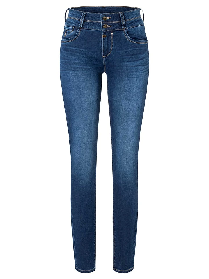 Jeans "Enya" - Slim fit - in Dunkelblau TIMEZONE Jeans "Enya" - Slim Fit - In Dunkelblau -Modebekleidungs Geschäft timezone jeans enya slim fit in dunkelblau 4