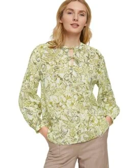 Tom Tailor Bluse In Grün -Modebekleidungs Geschäft tom tailor bluse in grun 2
