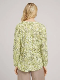 Tom Tailor Bluse In Grün -Modebekleidungs Geschäft tom tailor bluse in grun 3