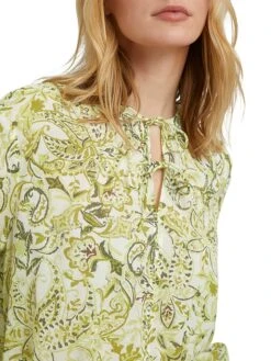 Tom Tailor Bluse In Grün -Modebekleidungs Geschäft tom tailor bluse in grun 5