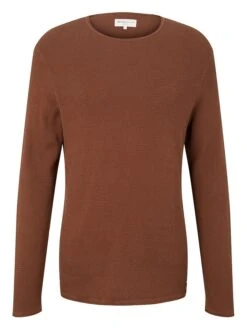 TOM TAILOR Denim Pullover In Hellbraun