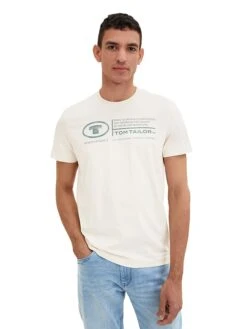 Tom Tailor Shirt In Creme -Modebekleidungs Geschäft tom tailor shirt in creme 2