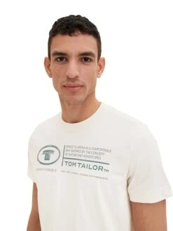 Tom Tailor Shirt In Creme -Modebekleidungs Geschäft tom tailor shirt in creme 5