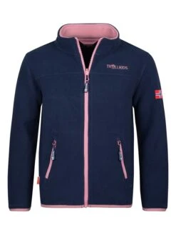 TROLLKIDS 3in1-Funktionsjacke "Bryggen" In Rosa/ Dunkelblau -Modebekleidungs Geschäft trollkids 3in1 funktionsjacke bryggen in rosa dunkelblau 3