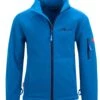 TROLLKIDS Fleece Jacke "Arendal PRO" In Azurblau/Marineblau