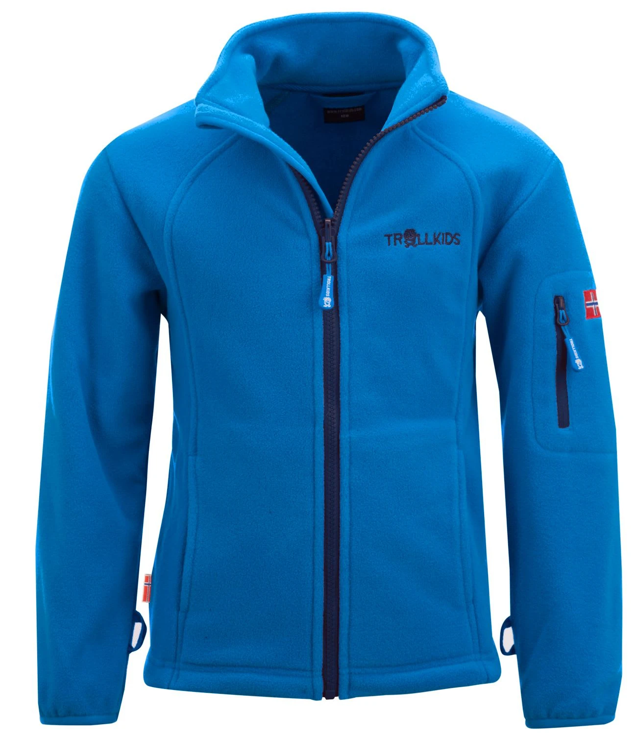 Fleece Jacke "Arendal PRO" in Azurblau/Marineblau TROLLKIDS Fleece Jacke "Arendal PRO" In Azurblau/Marineblau -Modebekleidungs Geschäft trollkids fleece jacke arendal pro in azurblau marineblau