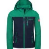 TROLLKIDS Fleece-Jacke Mit Kapuze "Stavanger" In Pfeffergrün/Marineblau -Modebekleidungs Geschäft trollkids fleece jacke mit kapuze stavanger in pfeffergrun marineblau