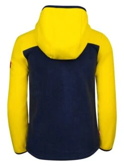 TROLLKIDS Fleecejacke "Stavanger" In Gelb/ Dunkelblau -Modebekleidungs Geschäft trollkids fleecejacke stavanger in gelb dunkelblau 1