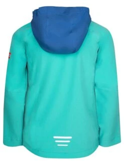 TROLLKIDS Regenjacke "Haugesund" In Blau/ Türkis -Modebekleidungs Geschäft trollkids regenjacke haugesund in blau turkis 1