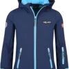 TROLLKIDS Softshelljacke "Oslofjord" In Dunkelblau/ Hellblau -Modebekleidungs Geschäft trollkids softshelljacke oslofjord in dunkelblau hellblau