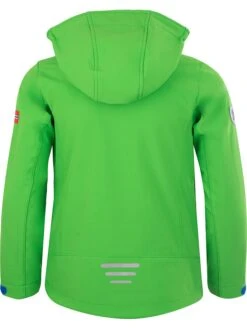 TROLLKIDS Softshelljacke "Oslofjord" In Grün/ Blau -Modebekleidungs Geschäft trollkids softshelljacke oslofjord in grun blau 1