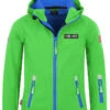 TROLLKIDS Softshelljacke "Oslofjord" In Grün/ Blau -Modebekleidungs Geschäft trollkids softshelljacke oslofjord in grun blau