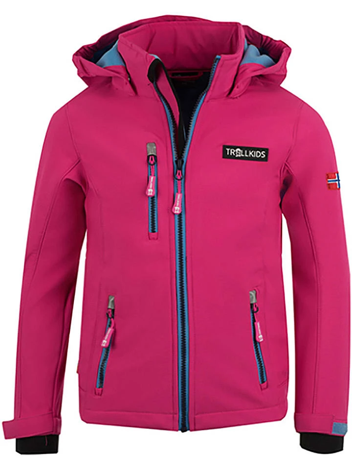 Softshelljacke "Preikestolen" in Pink TROLLKIDS Softshelljacke "Preikestolen" In Pink -Modebekleidungs Geschäft trollkids softshelljacke preikestolen in pink