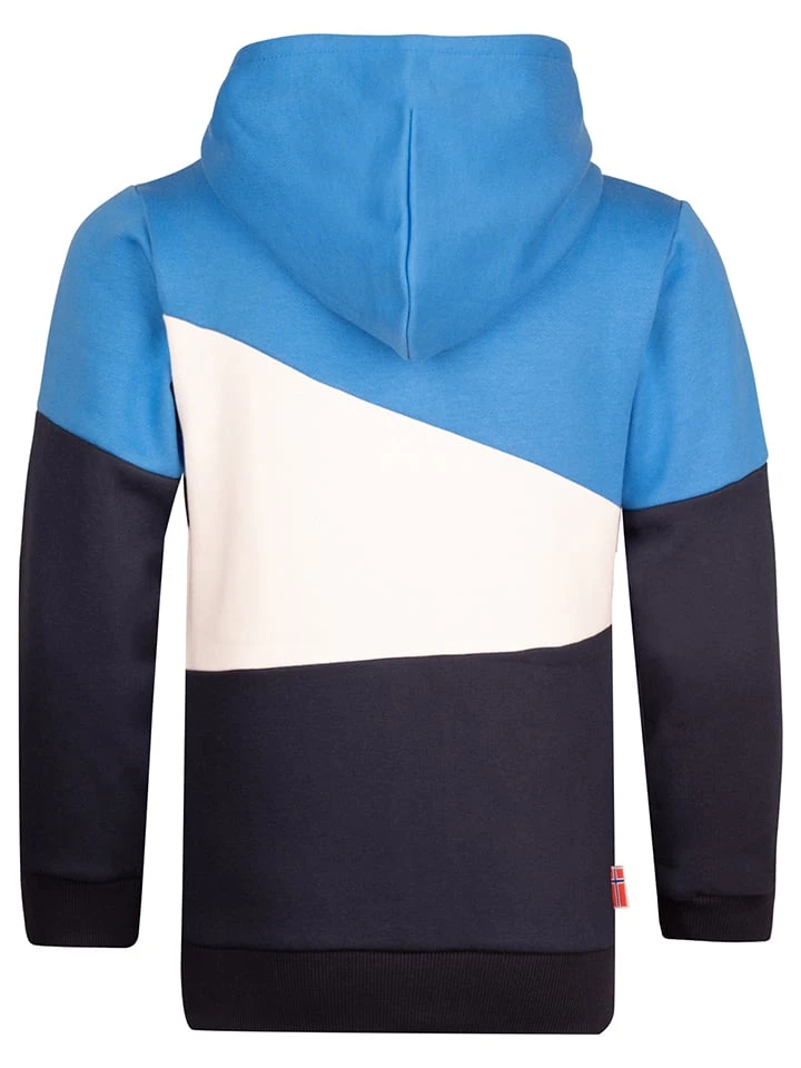 Sweatjacke "Alesund" in Blau/ Weiß/ Dunkelblau TROLLKIDS Sweatjacke "Alesund" In Blau/ Weiß/ Dunkelblau -Modebekleidungs Geschäft trollkids sweatjacke alesund in blau weiss dunkelblau 1