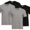 U.S. Polo Assn. 2 X 2er Set T-Shirt "Vneck " In Schwarz/Grau 1 U.S. Polo Assn. 2 X 2er Set T-Shirt "Vneck " In Schwarz/Grau -Modebekleidungs Geschäft u s polo assn 2 x 2er set t shirt vneck in schwarz grau