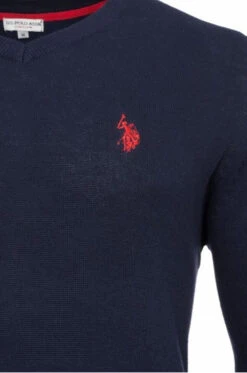 U.S. Polo Assn. V-Neck Pullover In NAVY -Modebekleidungs Geschäft u s polo assn u s polo assn v neck pullover in navy 2