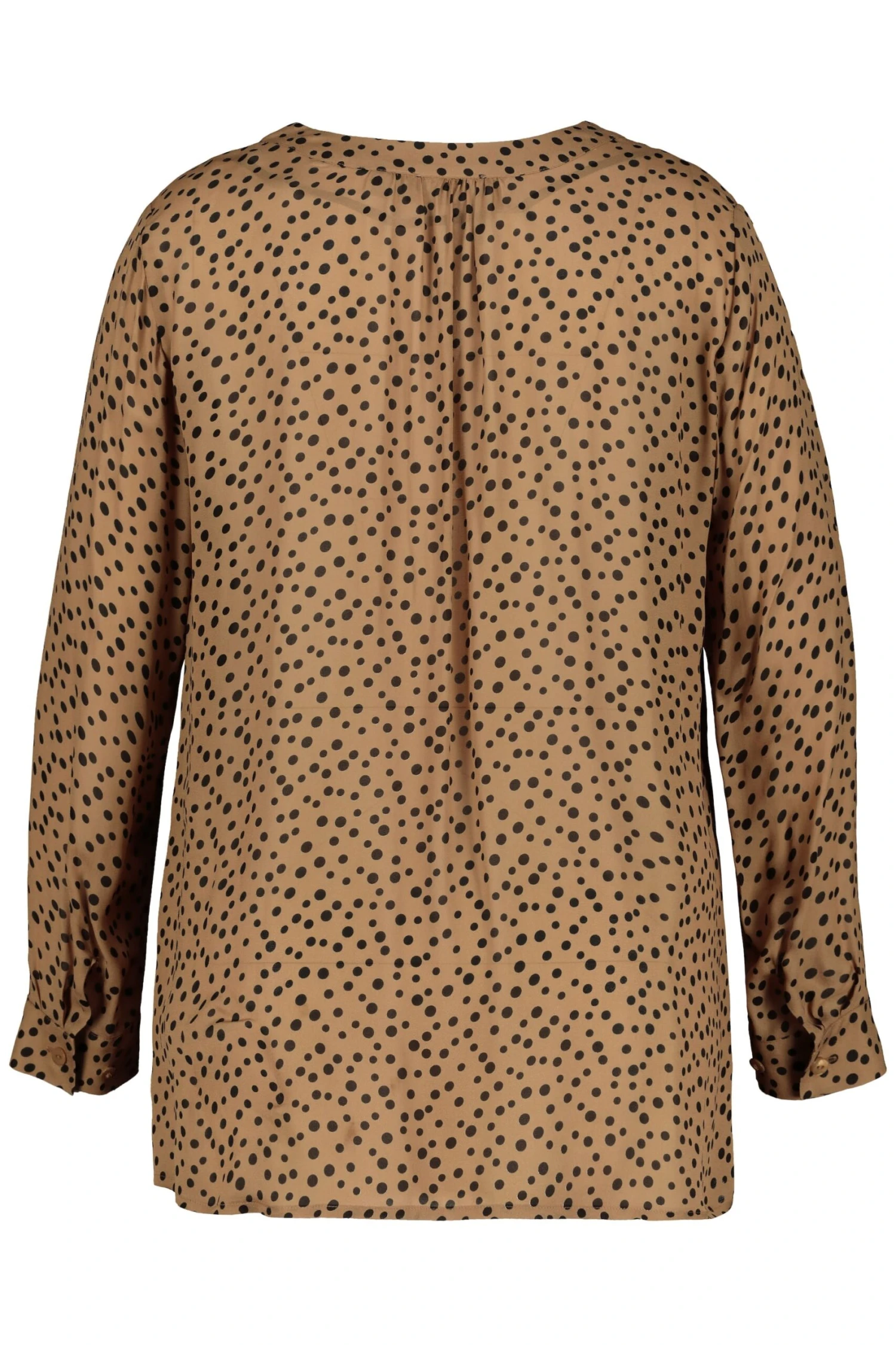 Tunika Tupfen-Design V-Ausschnitt in braun Ulla Popken Tunika Tupfen-Design V-Ausschnitt In Braun -Modebekleidungs Geschäft ulla popken tunika tupfen design v ausschnitt in braun 2 scaled