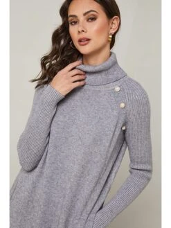 Kleid In Grau -Modebekleidungs Geschäft unanyme georges rech kleid in grau 3