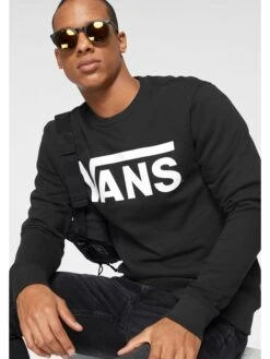 Modebekleidungs Geschäft -Modebekleidungs Geschäft vans sweatshirt classic crew ii in schwarz 1