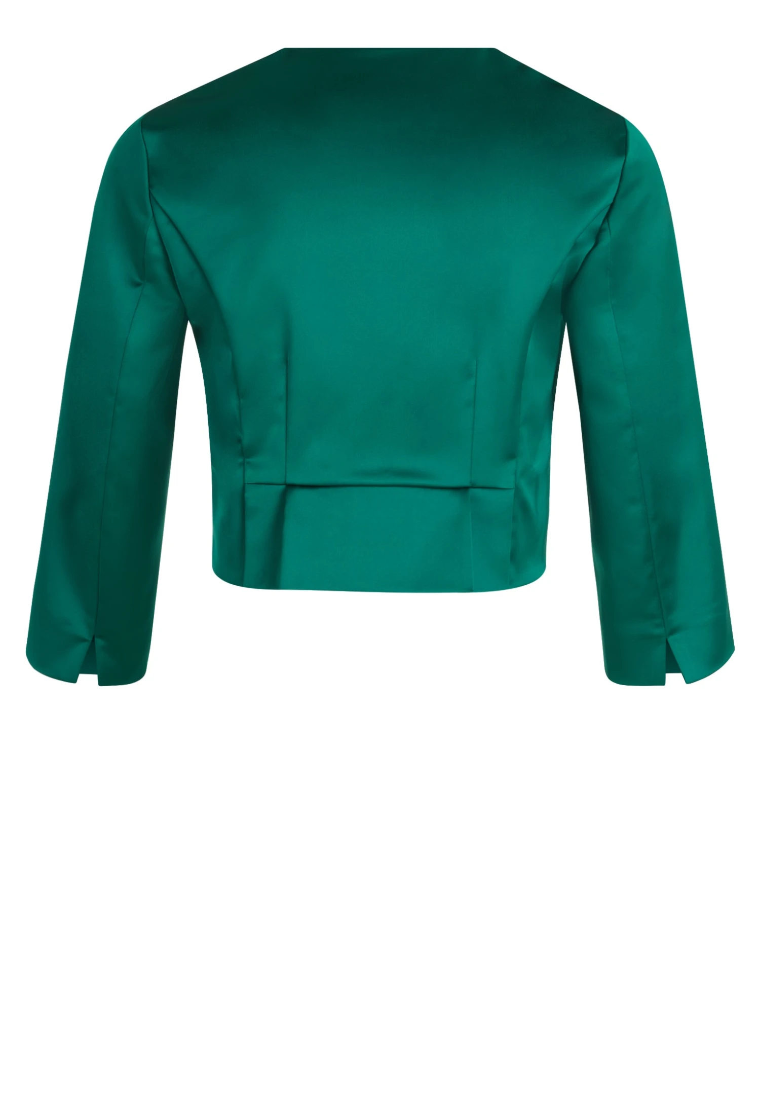 Bolero-Jacke mit Kellerfalten in Bright Ivy Vera Mont Bolero-Jacke Mit Kellerfalten In Bright Ivy -Modebekleidungs Geschäft vera mont bolero jacke mit kellerfalten in bright ivy 1