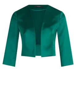 Vera Mont Bolero-Jacke Mit Kellerfalten In Bright Ivy