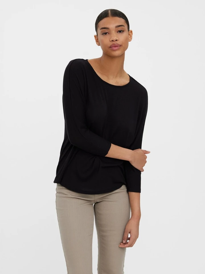 Bluse "Anepaya" in Schwarz Vero Moda Bluse "Anepaya" In Schwarz -Modebekleidungs Geschäft vero moda bluse anepaya in schwarz 1