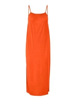 Vero Moda Kleid "Taylorbia" In Orange -Modebekleidungs Geschäft vero moda kleid taylorbia in orange 4