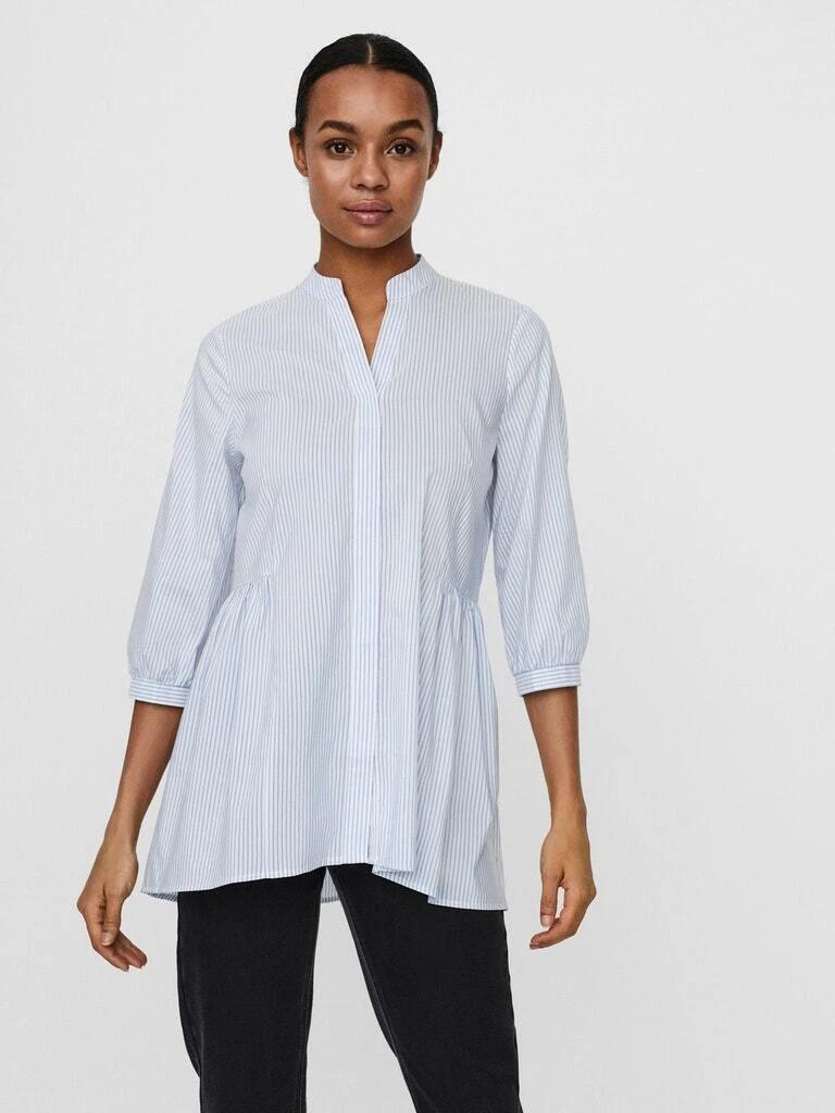 Langarmbluse in snow white 1 Vero Moda Langarmbluse In Snow White 1 -Modebekleidungs Geschäft vero moda langarmbluse in snow white 1 1