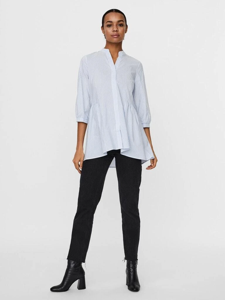 Langarmbluse in snow white 1 Vero Moda Langarmbluse In Snow White 1 -Modebekleidungs Geschäft vero moda langarmbluse in snow white 1 3