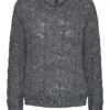 Vero Moda Pullover "Vmstinna" In Grau -Modebekleidungs Geschäft vero moda pullover vmstinna in grau