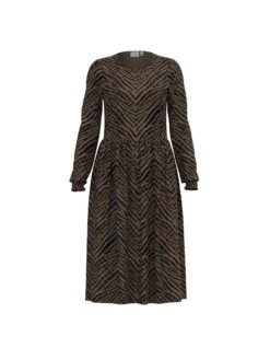 Vila Midi-Kleid Toasted Coconut/Melange