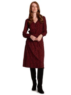 Kleid "Passion For You" In Rot/ Schwarz