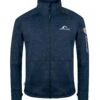 Fleecejacke "Katla" In Marineblau/Weiß -Modebekleidungs Geschäft westfjord fleecejacke katla in marineblau weiss