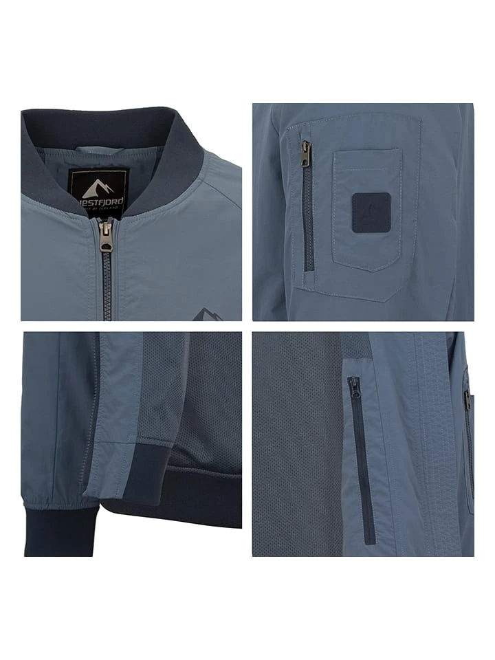 Windbreaker "Reykjavik" in Blau/ Grau Windbreaker "Reykjavik" In Blau/ Grau -Modebekleidungs Geschäft westfjord windbreaker reykjavik in blau grau 5
