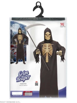 WIDMANN Kostümcape "SENSEMANN" In Schwarz -Modebekleidungs Geschäft widmann kostumcape sensemann in schwarz 3