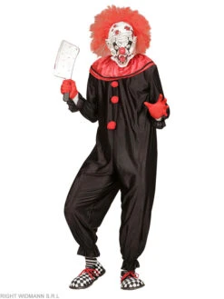 WIDMANN Kostümoverall "HORRORCLOWN" In Schwarz/ Rot