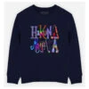Sweatshirt "Hakuna Matata" In Dunkelblau 2 Sweatshirt "Hakuna Matata" In Dunkelblau -Modebekleidungs Geschäft wooop sweatshirt hakuna matata in dunkelblau