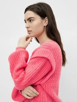 Y.A.S Cardigan "Carmen" In Pink -Modebekleidungs Geschäft y a s cardigan carmen in pink 1