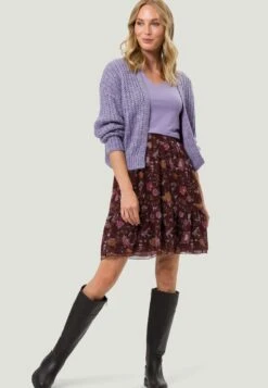 Zero Chiffonrock Brownred -Modebekleidungs Geschäft zero chiffonrock brownred 2