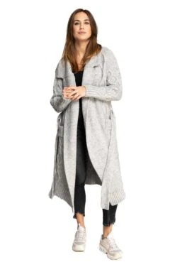 Strickmandel KASA In Grau